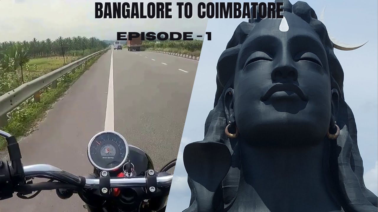 Bangalore to Coimbatore 2022 | On wheels | Adiyogi Statue | Isha foundation | Kannada | Road Trip