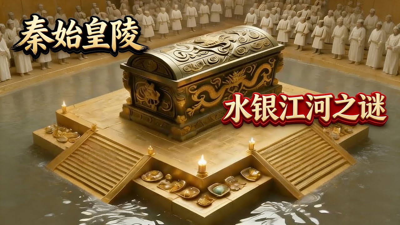 🕯️秦始皇陵水銀江河：防盜是謊言？考古檢測揭秘 3 大核心用途，关乎永生！#秦始皇陵 #水銀江河 #防盜誤區 #秦始皇 #永生密碼 #考古發現 #帝王陵寢 #歷史真相