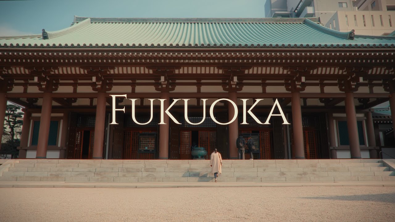 Fukuoka in Winter – A Peaceful City Walk Through Temples & Food Stalls｜Japan Travel Vlog