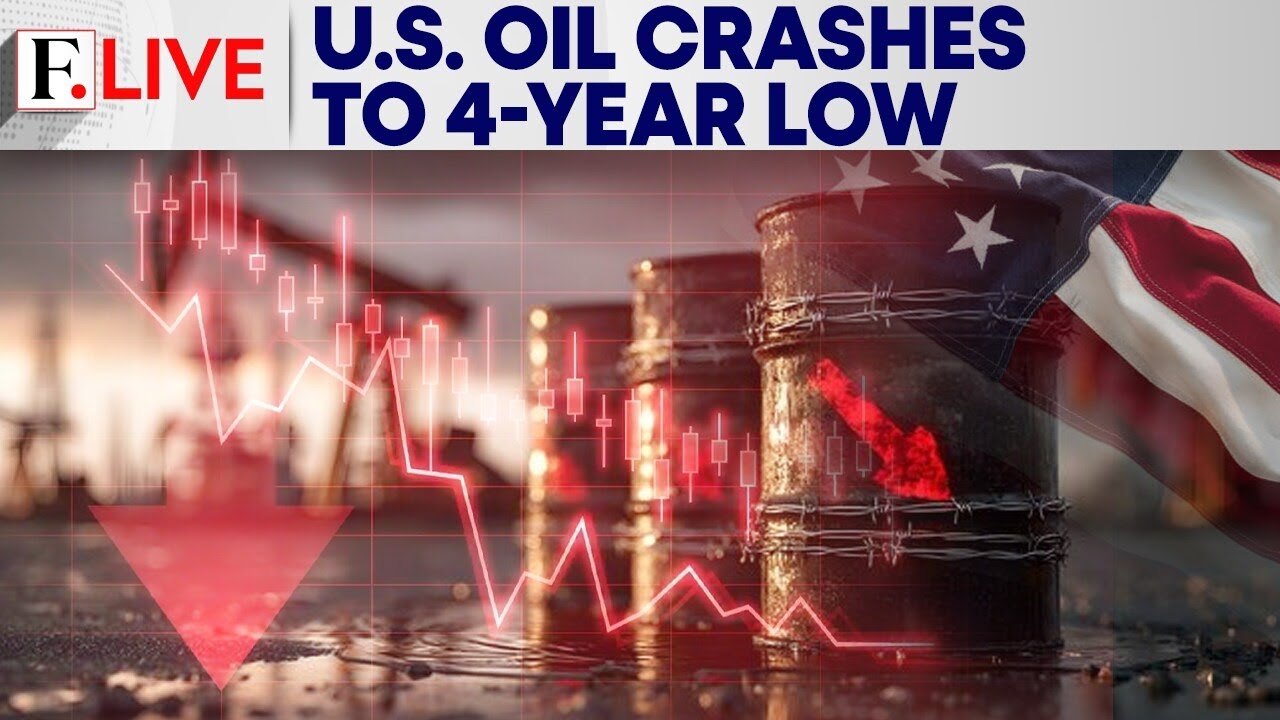 US: West Texas Intermediate Oil Index At 4-Year Low Amid Russia-Ukraine Peace Talks | Firstpost Live