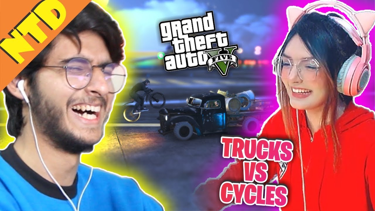 TRUCKS VS CYCLES FT. @LILYliveGaming | GTA V Online | NTD Playz