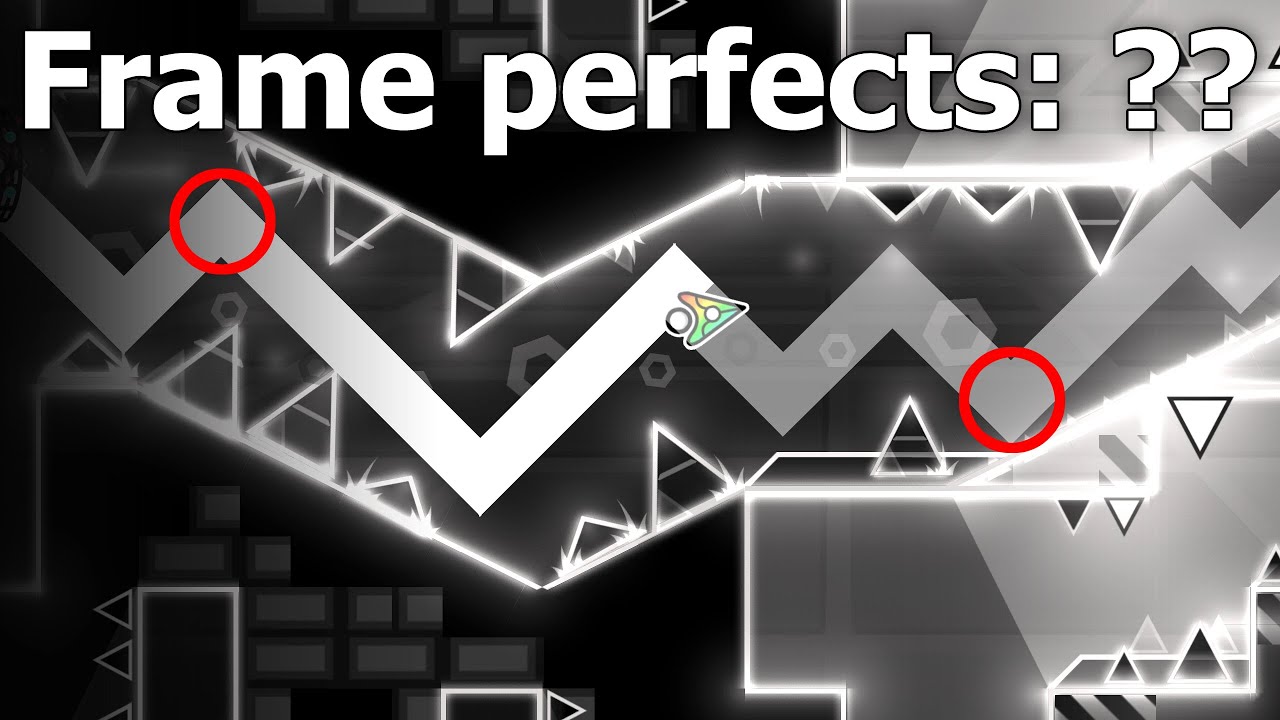 Firework with Frame Perfects counter &mdash; Geometry Dash