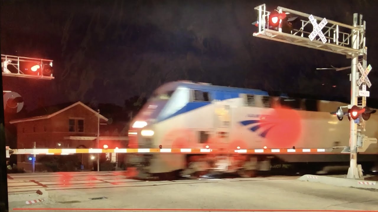 Amtrak Passes Glendale, Person Hit By Train Closes Line 4 Hours, Finally 2 Mile Long Train With DPU!