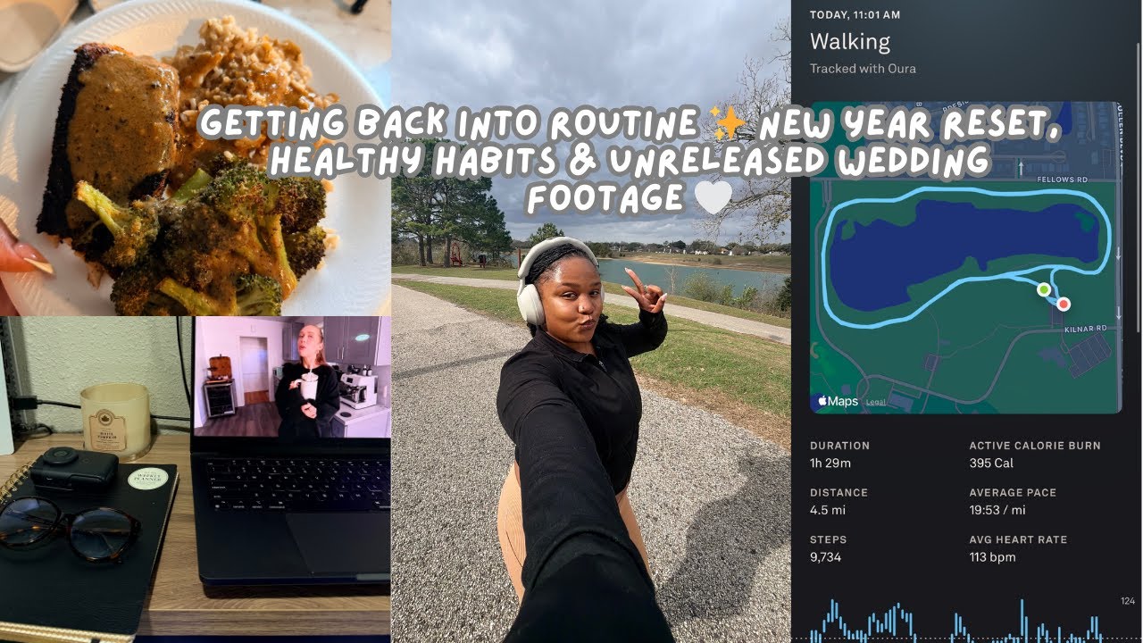 Getting Back Into Routine ✨ New Year Reset, Healthy Habits & Unreleased Wedding Footage 🤍