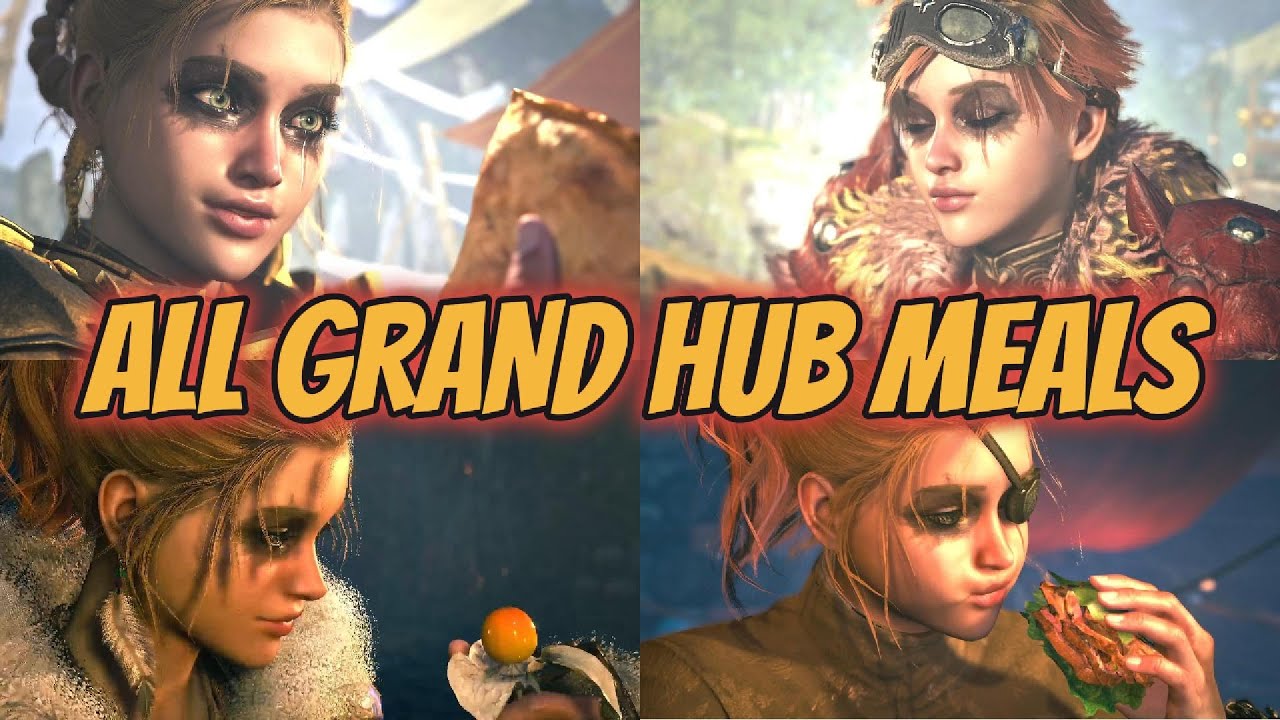 Monster Hunter Wilds - All Grand Hub Meals (TU1)