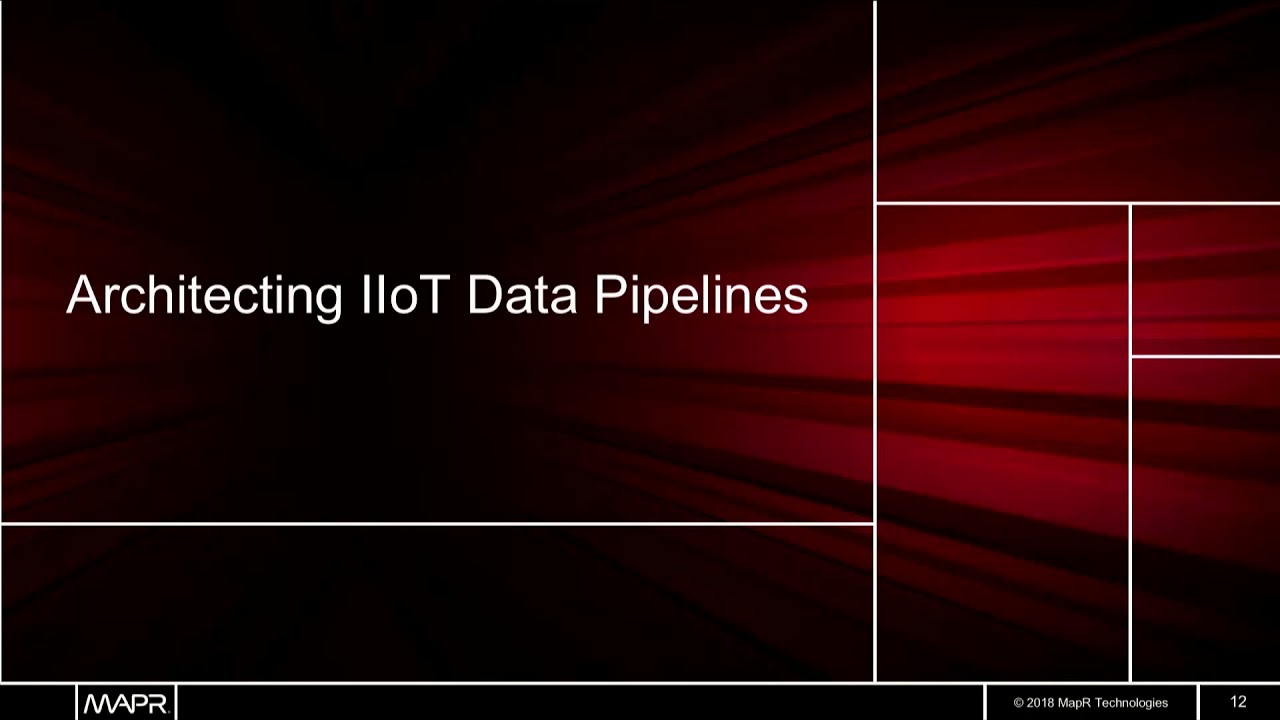 Designing data pipelines for analytics and machine learning in industrial settings