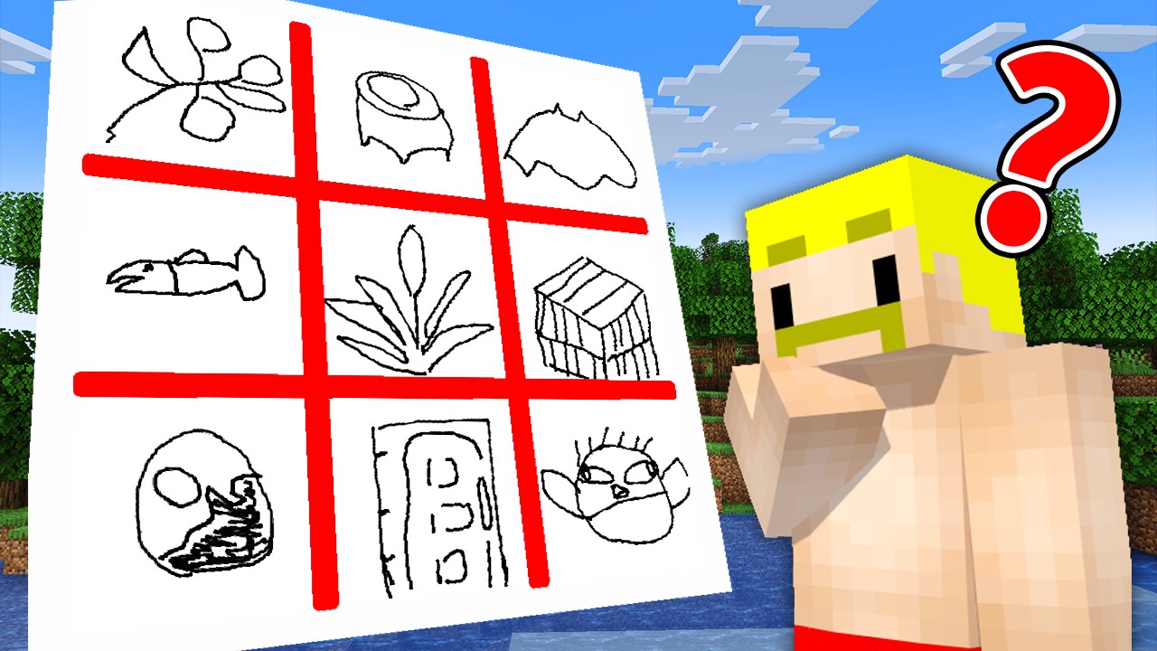 【マイクラ】手描きのビンゴカード！クリアできるまで終われません！