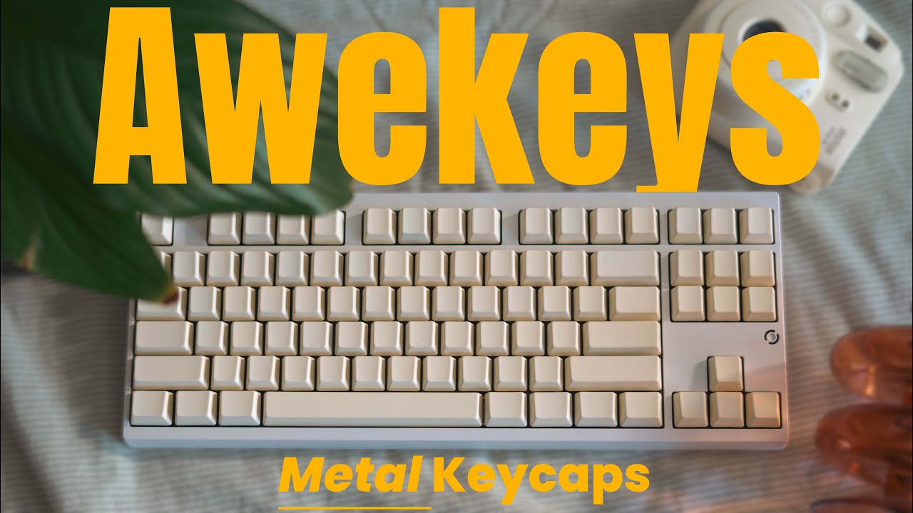I Tried Metal Keycaps... | Awekeys Retro80