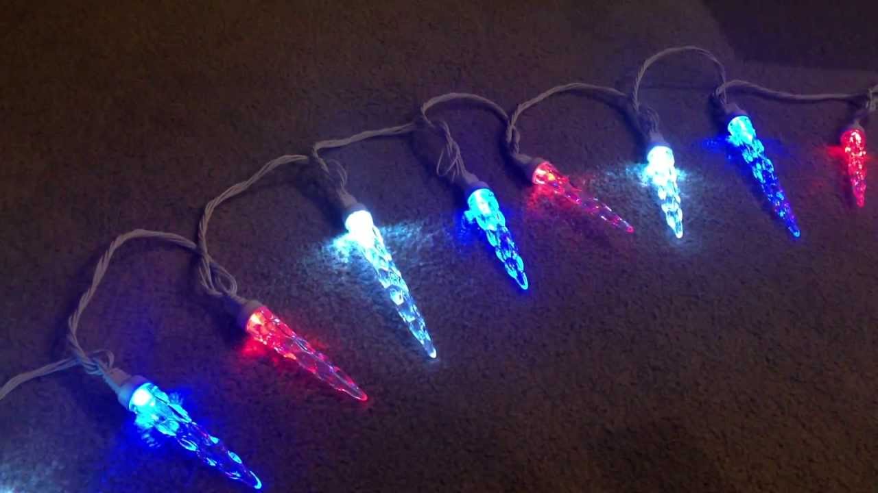 AppLights 24-Light Multi-Color Icicle Light String Set  - Colors & Effects