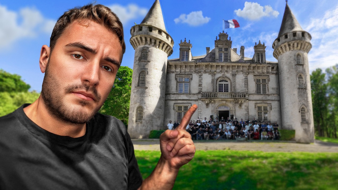J'ORGANISE UN FIGHT CLUB AVEC 80 TYPES DANS UN CHATEAU ( VK STUDIO )
