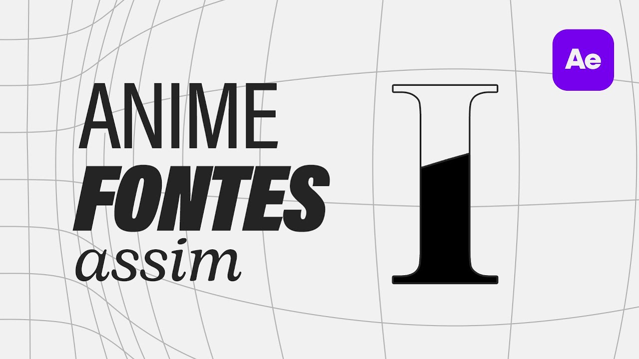Animação de FONTES no After Effects: 2 TÉCNICAS ESSENCIAIS