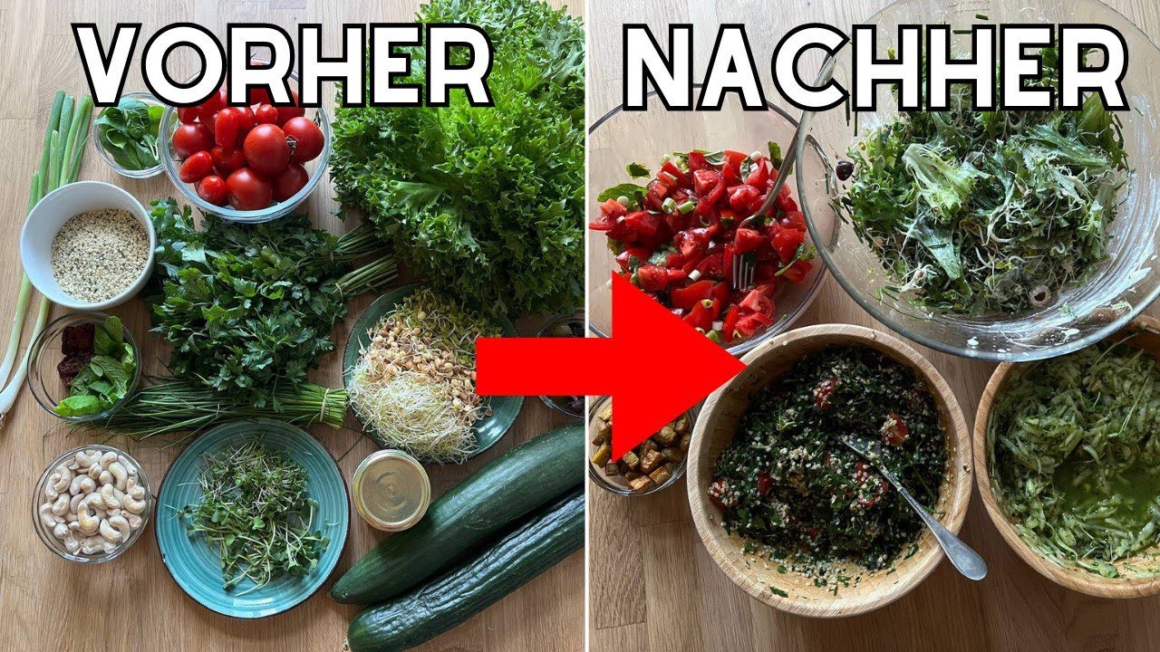 4 Kreative Ideen f&uuml;r Rohkostsalate: Bunte Vielfalt auf dem Teller