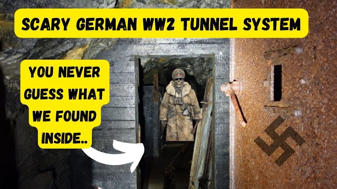 Secret underground tunnels on German WW2 fortress .What is inside is even more AMAZING !