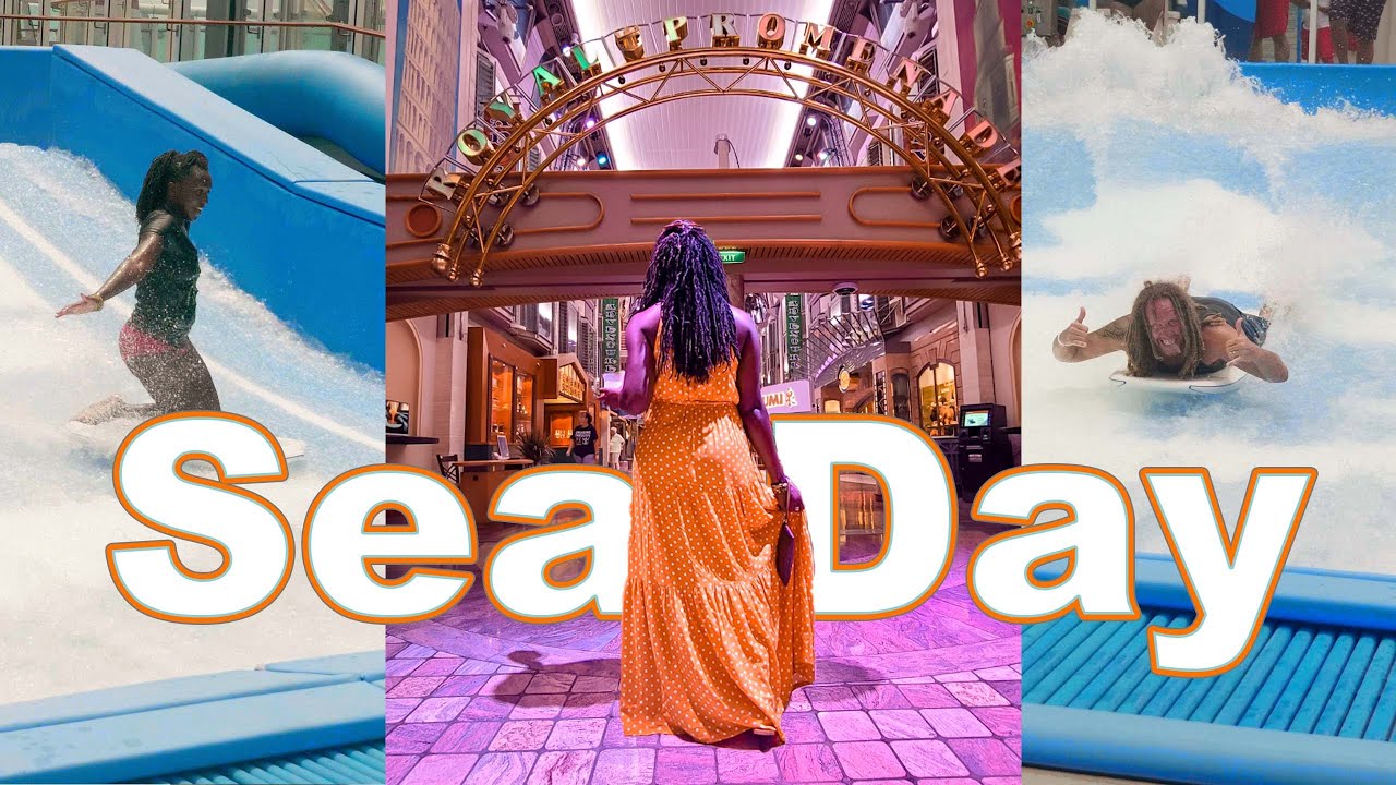 We had an EPIC Day at Sea on Adventure of the Seas (2021) | Flowrider & Formal Night
