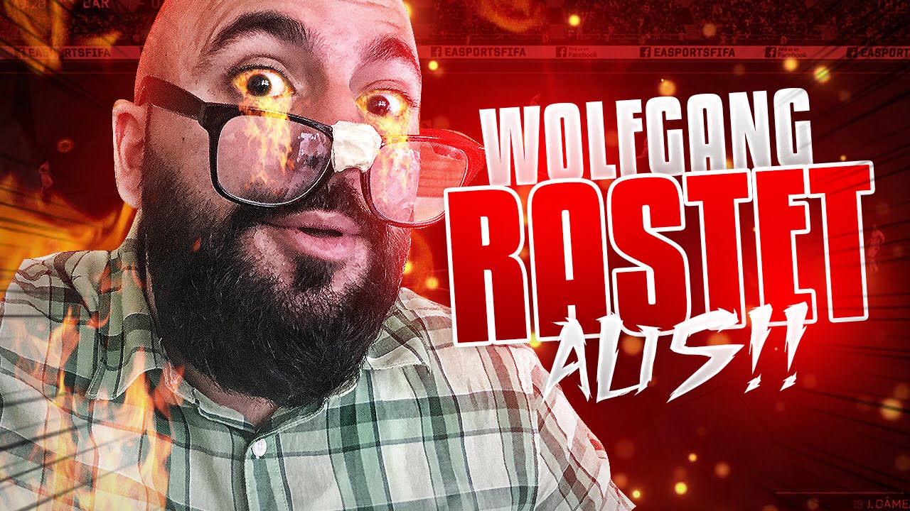 WOLFGANG RASTET BEIM FIFA SPIELEN AUS !!