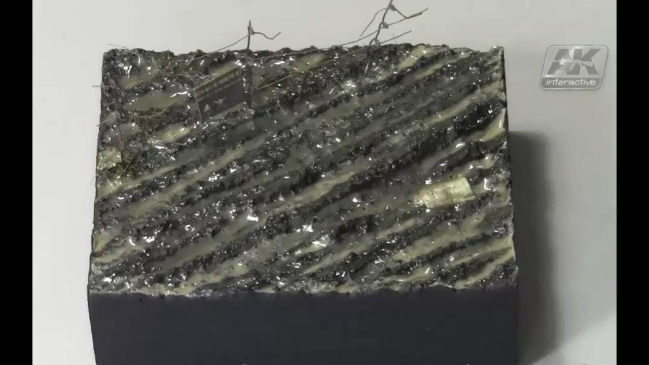 【做模型的石頭】泥漿路面 場景地台制作教程