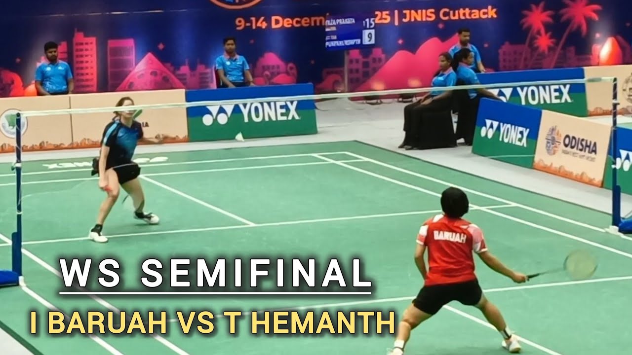 I Baruah vs T Hemanth | WS Semifinal | BWF Odisha Masters 2025