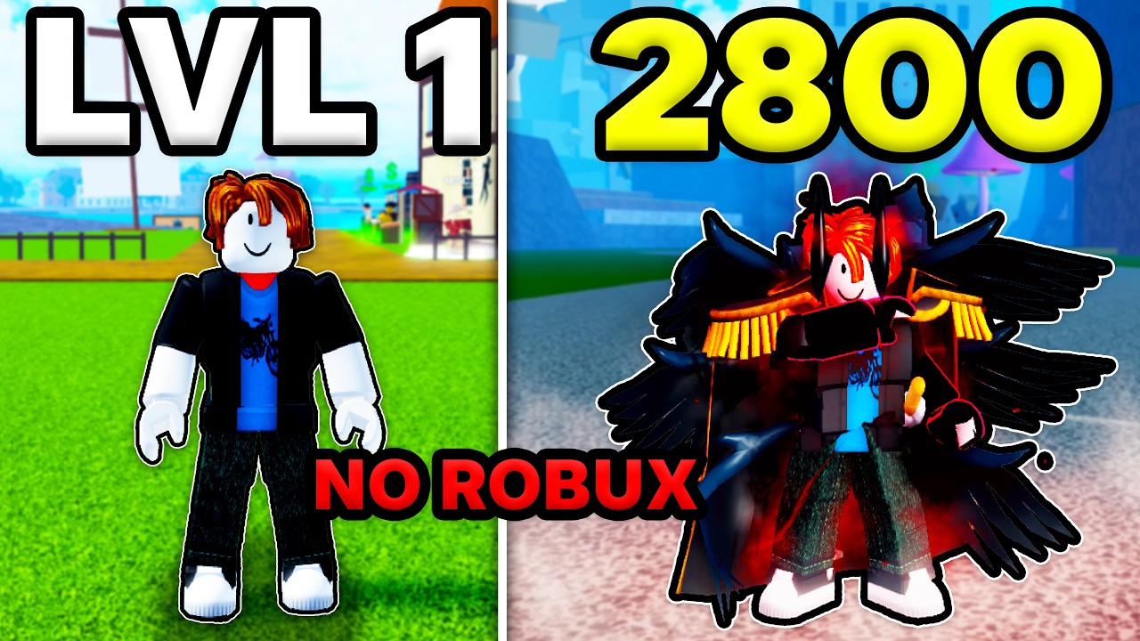 Noob to MAX with NO ROBUX in Blox Fruits