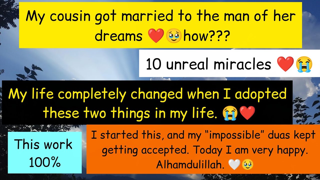 I did this and in two minutes my Life changed😭 my IMPOSSIBLE NIKKAH happened!! ALHUMDULLILAH🥹🔥