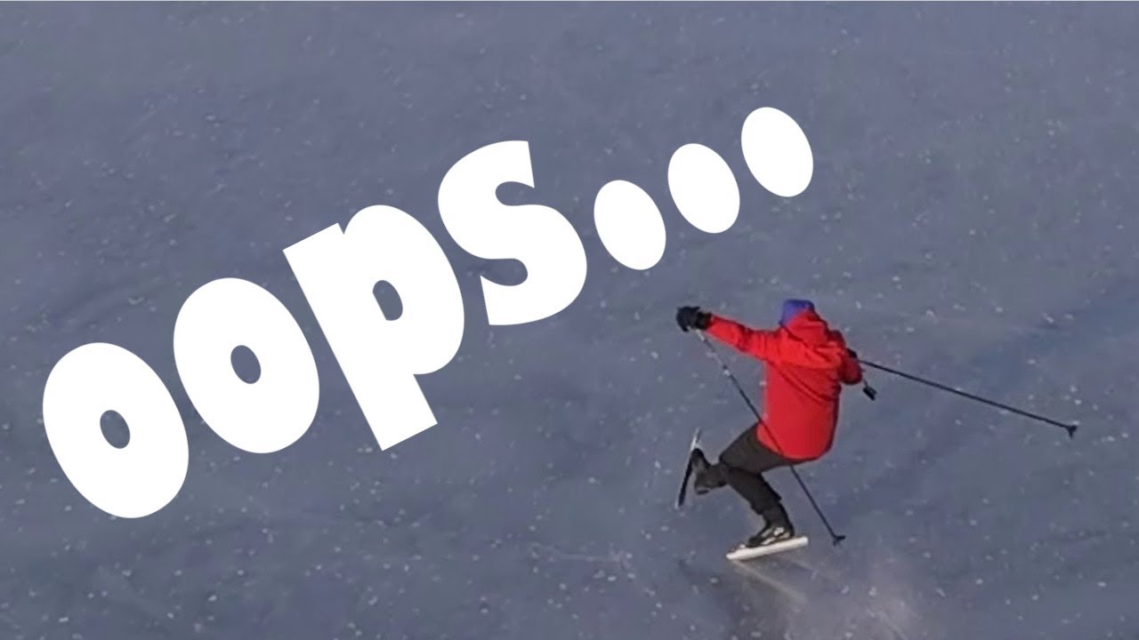 Backcountry ice skating