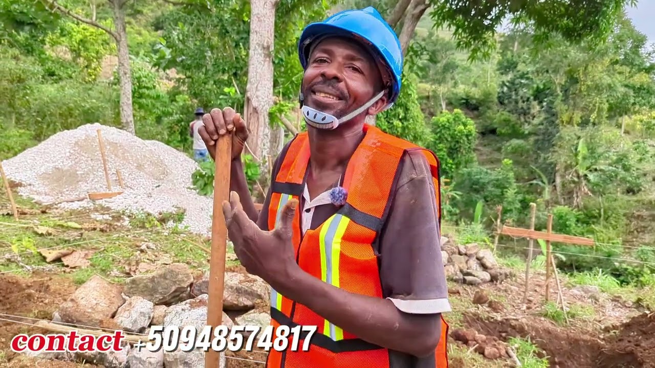 Men kijan travay Kay la ap vanse sou chantye mesye Ilan | tout detay sou tèren kote nap konstwi a 