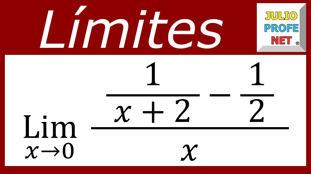Límites algebraicos | Ejercicio 1 #julioprofe