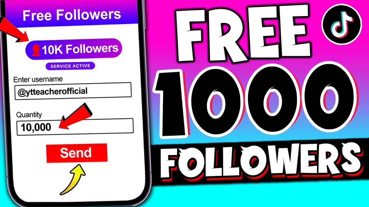 How to Get FREE TikTok Followers (+1000✅) Free Tik Tok Followers Guide 2024 iOS & Android