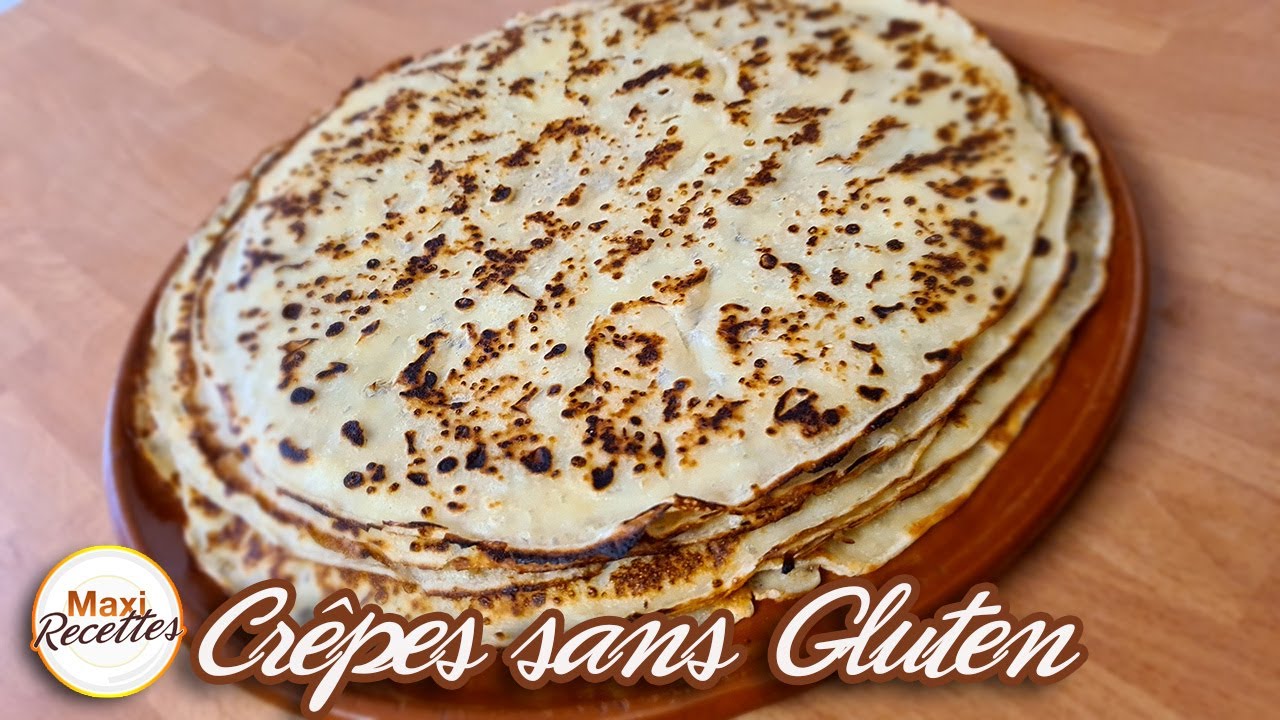 Crêpes sans Gluten sans Repos Recette Facile en 3mn