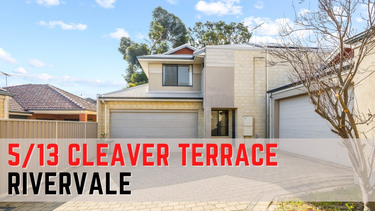 5/13 Cleaver Terrace Rivervale WA 6103 - For Sale