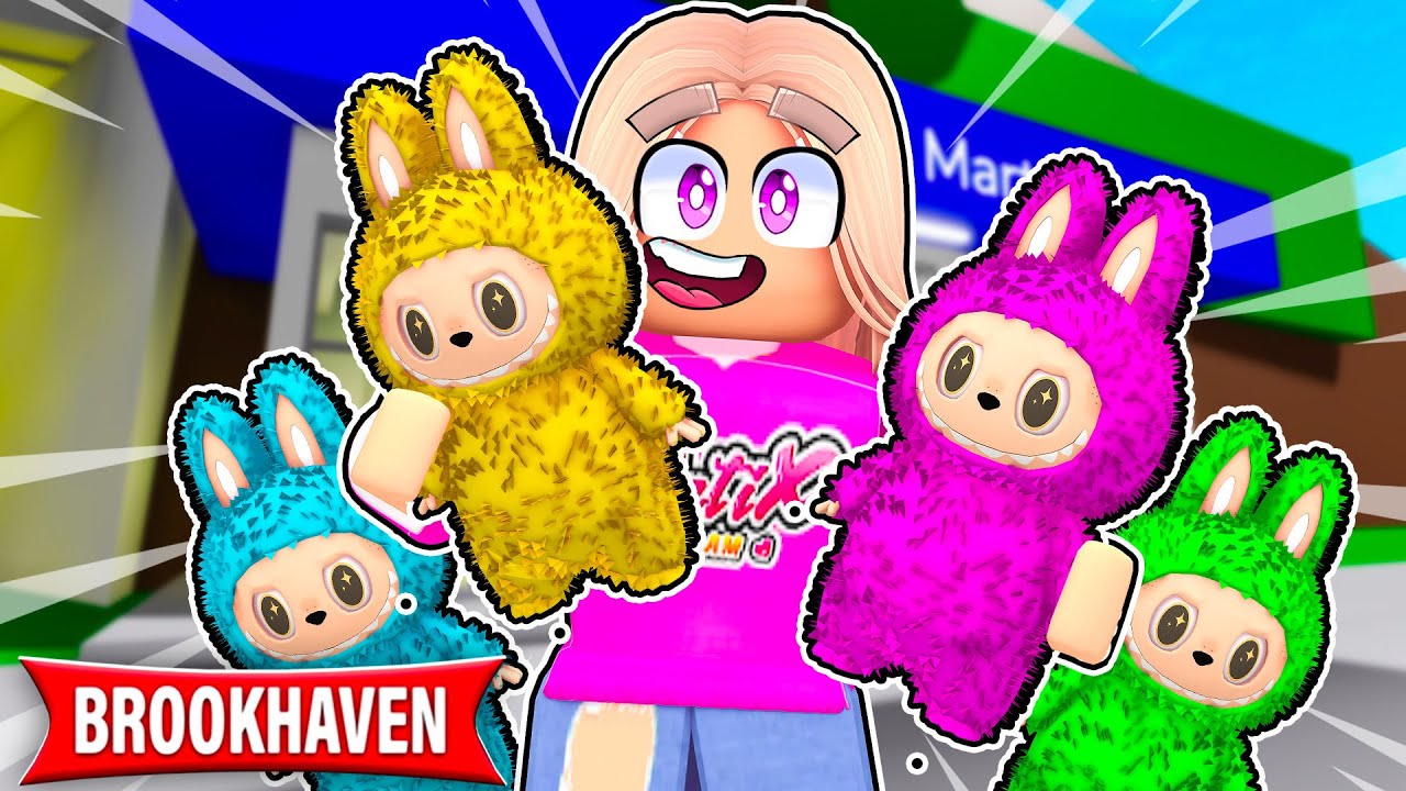 ADOPTOWAŁAM WSZYSTKIE LABUBU na BROOKHAVEN w ROBLOX!