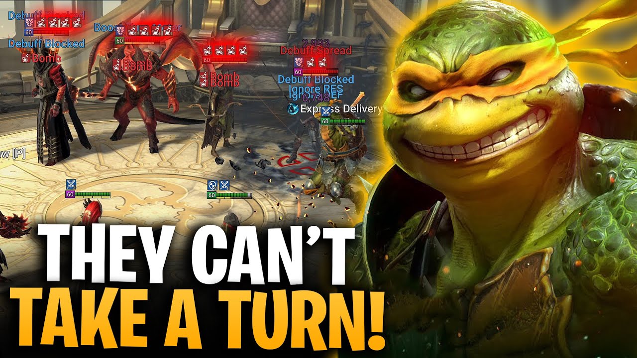 We Found The CRAZIEST MICHELANGELO TEAM! (Insane Stoneskin Counter) - Raid Shadow Legends Arena