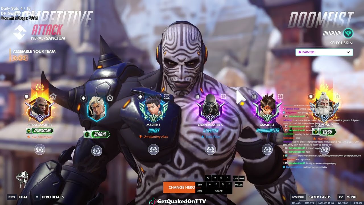Overwatch Rollout Doomfist God GetQuakedOn Intense Gameplay On Nepal