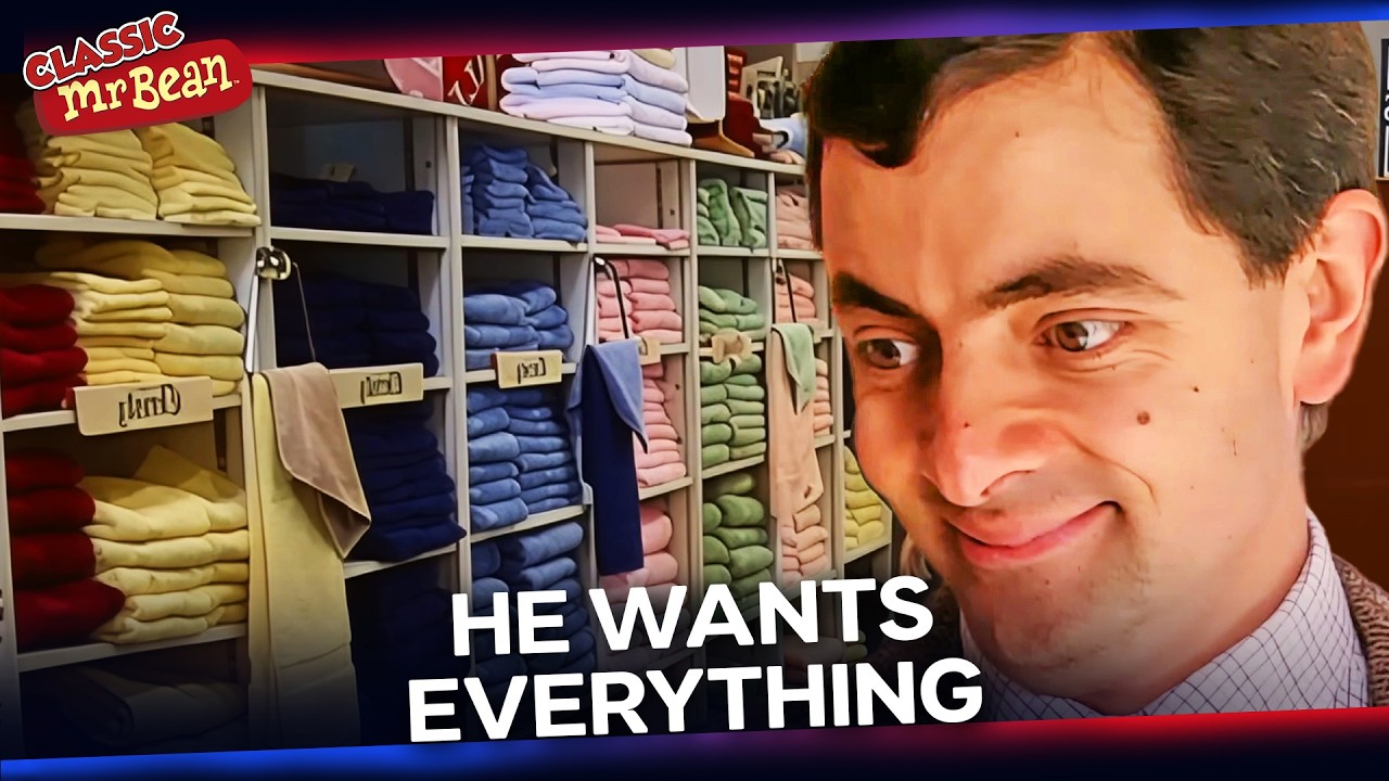 Bean Goes On A Shopping Day! | Classic Mr Bean