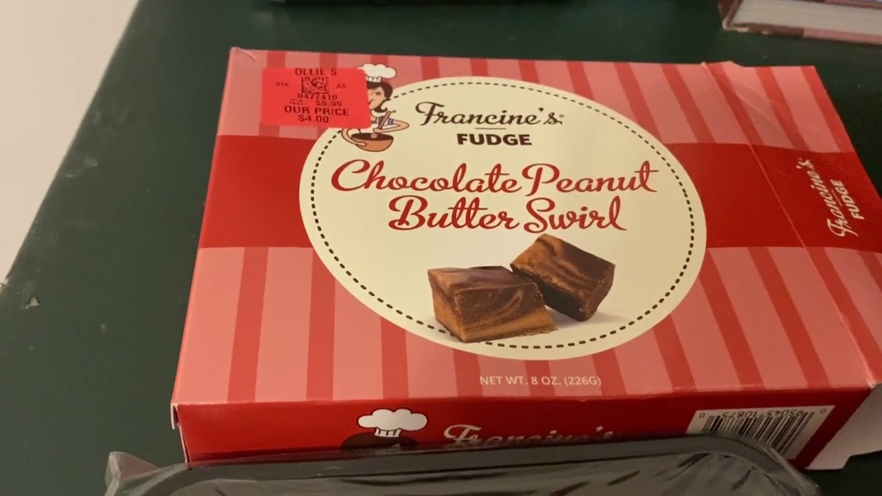 Francine's Fudge chocolate peanut butter swirl
