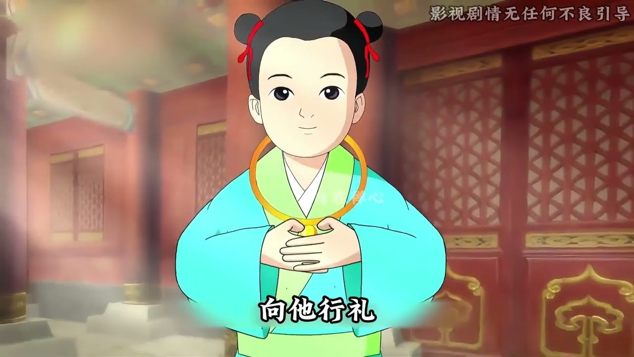 【文殊菩萨的故事】文殊化为比丘尼开示比丘僧，这天文殊菩萨化作一个比丘尼在一棵树下修行，这时两个比丘僧~~~#佛教#佛教故事#文殊菩萨#修行