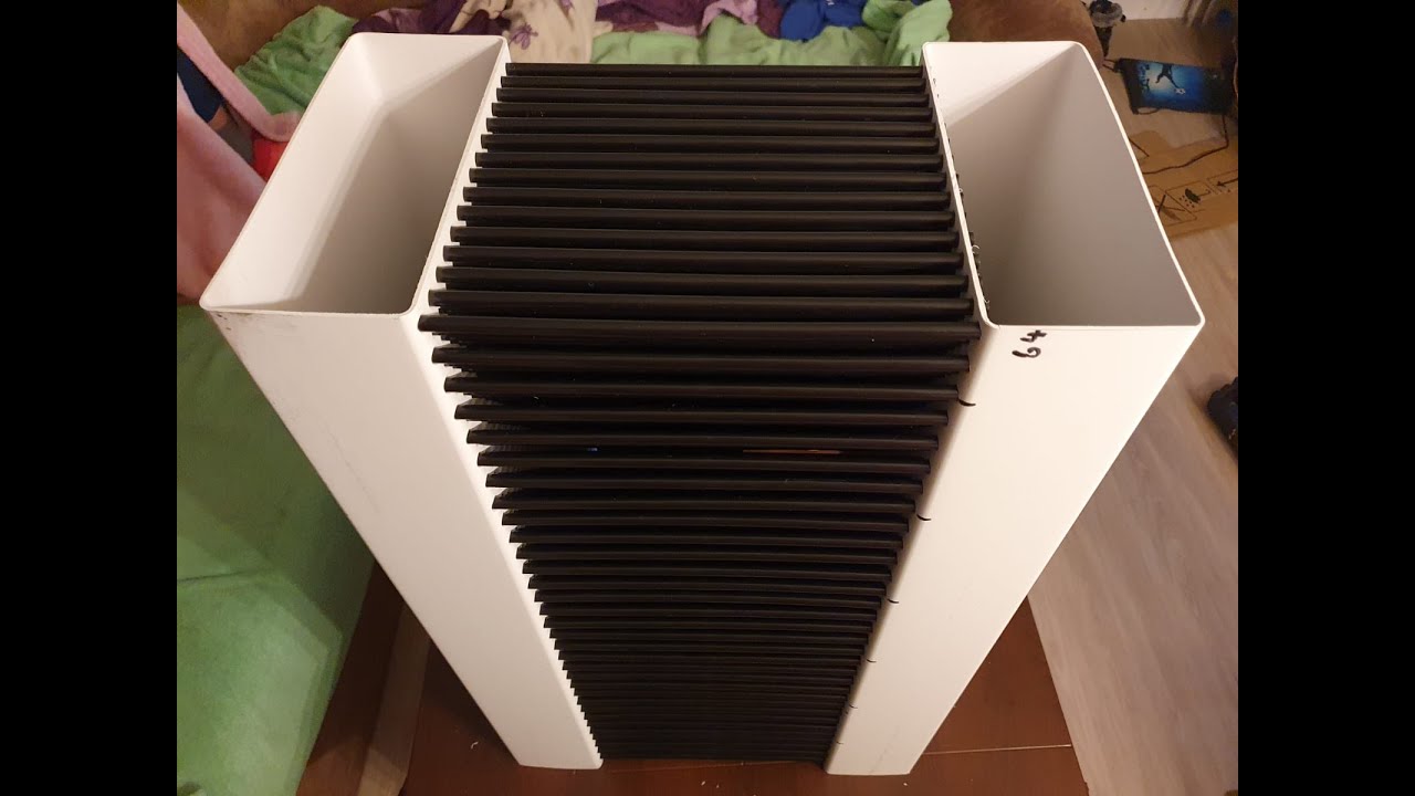 Heat Recovery Ventilator (HRV) Jak #zbudowałem #rekuperator ze słomek do picia napojów! Reku DIY