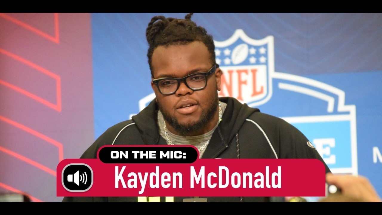 Ohio State's Kayden McDonald on power, hands, motor at the NFL Combine