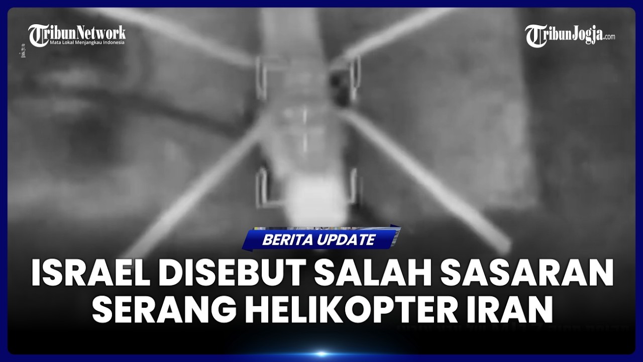 TIRU STRATEGI RUSIA, ISRAEL TERKECOH IRAN HANYA HANCURKAN LUKISAN HELIKOPTER MI 17