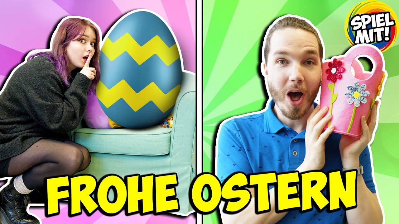 XXL OSTEREIER SUCHE | WER FINDET DIE MEISTEN ÜBERRASCHUNGEN?!