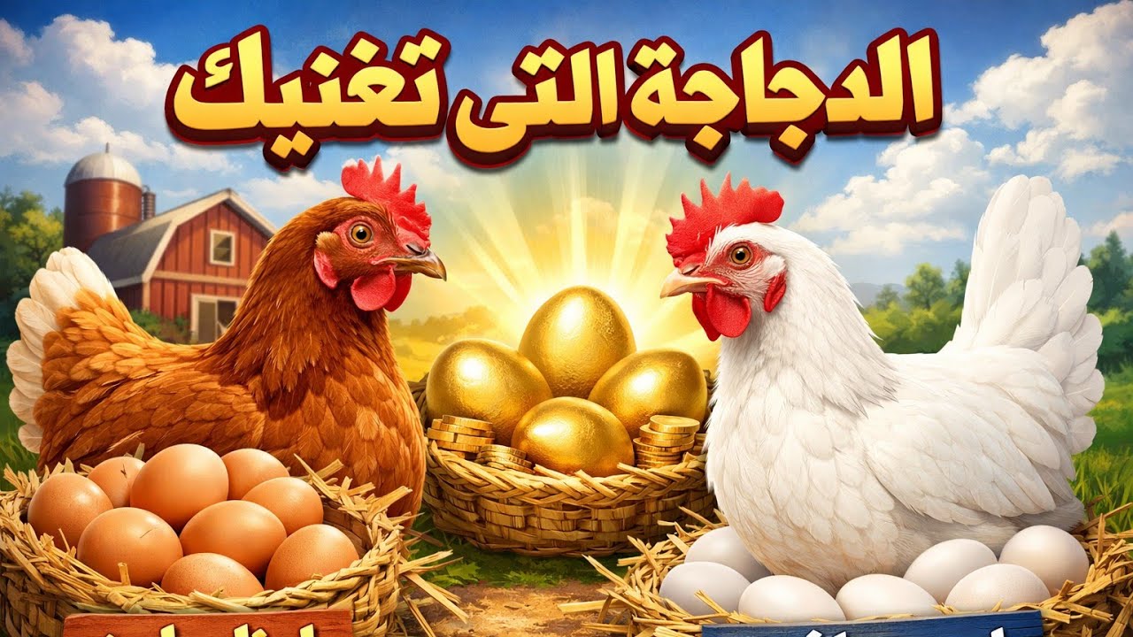 الدجاجة التي تغنيك 💰 أفضل سلالات دجاج البياض في العالم (إيزا براون و ليجهورن الأبيض) 