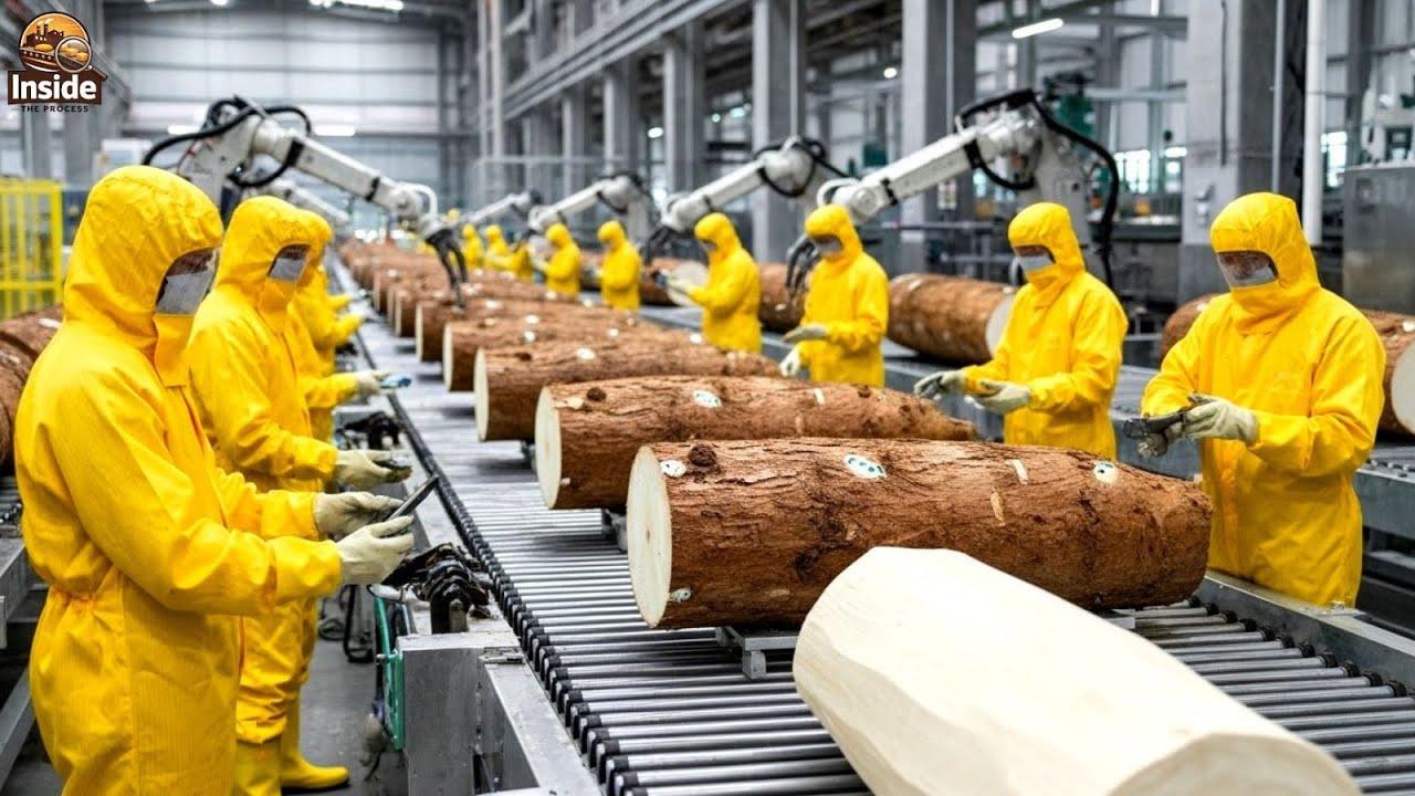 GIANT Cassava Flour Factory: How Raw Roots Become $1M Luxury Gluten-Free Flour (FULL Process)