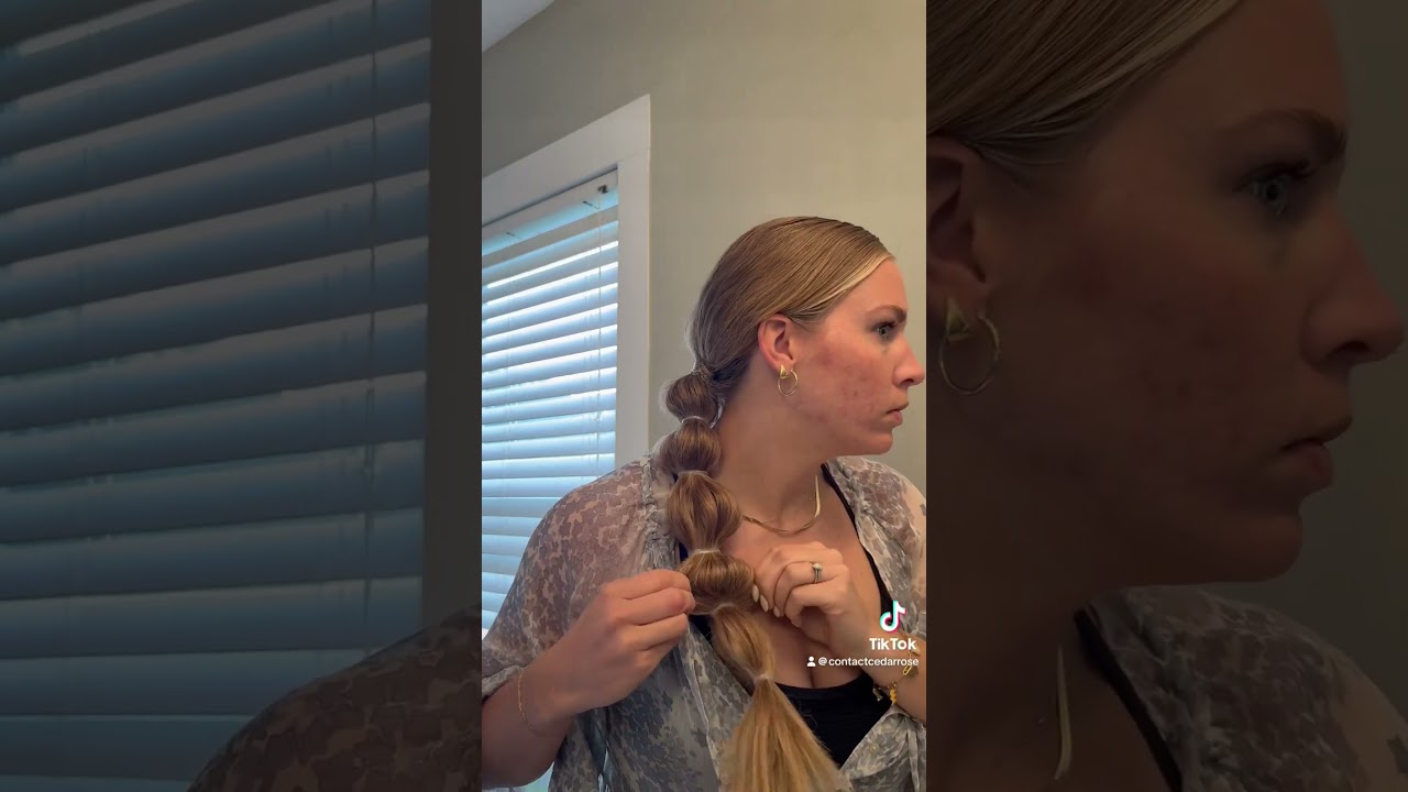 Multitasking hair style. Treat while looking cute! 