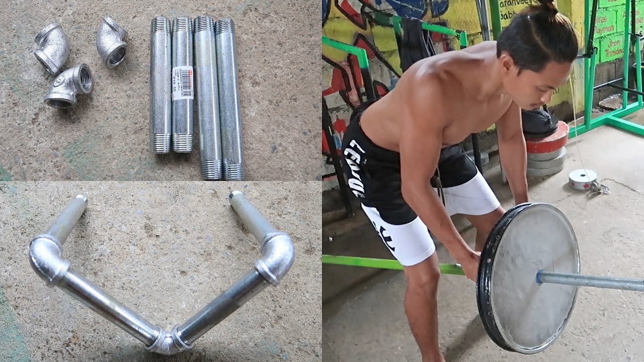 How to Make Homemade V Bar Attachment for Barbell Row