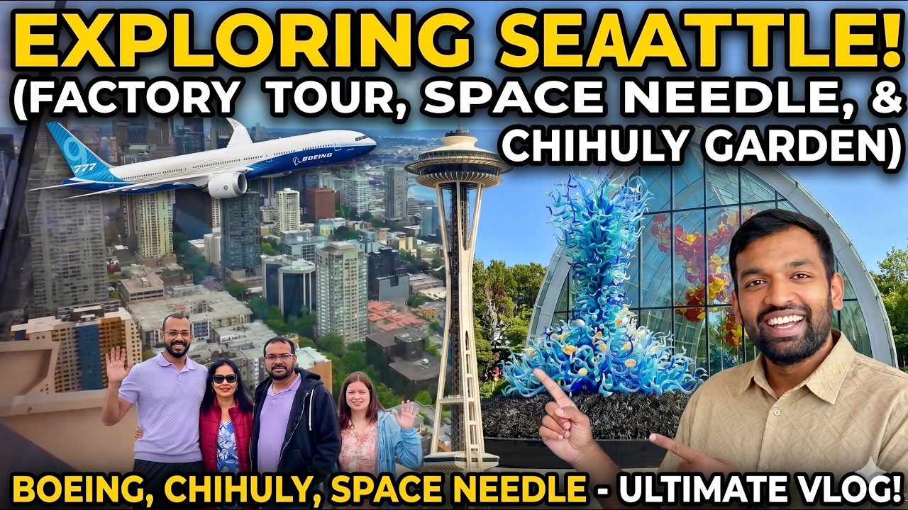 Inside the World's LARGEST Building &mdash; Boeing Factory Tour + Space Needle Seattle