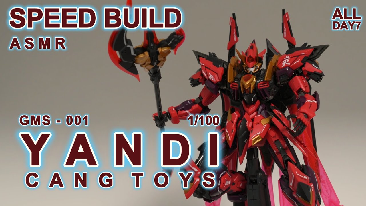CANG TOYS GMS-001 YANDI 1/100ㅣSpeed BuildㅣModel KitㅣASMR Build