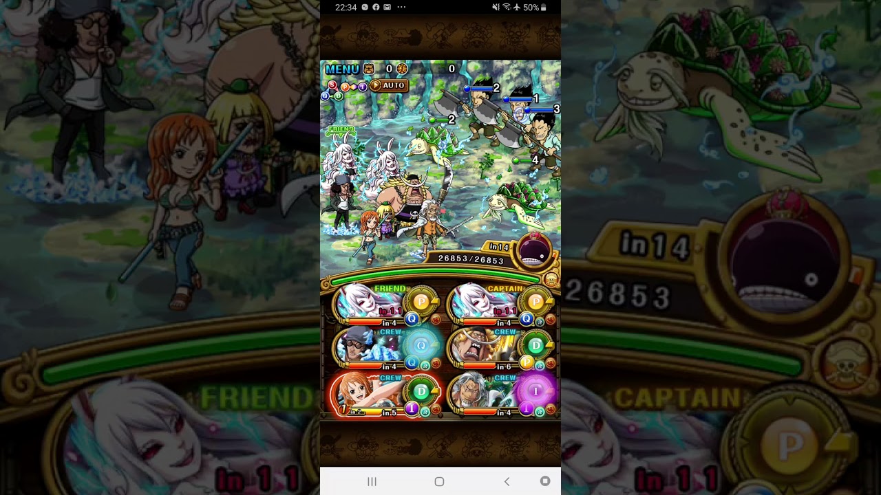 Nami 6+ Skull Island - Carrot Team - One Piece Treasure Cruise OPTC