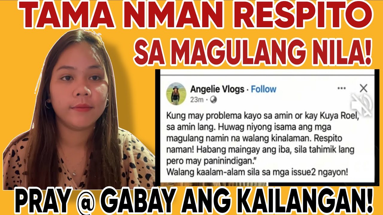 TAHIMIK ANG MAGULANG NILANG BAKIT NAPASAMA SA ISSUE?