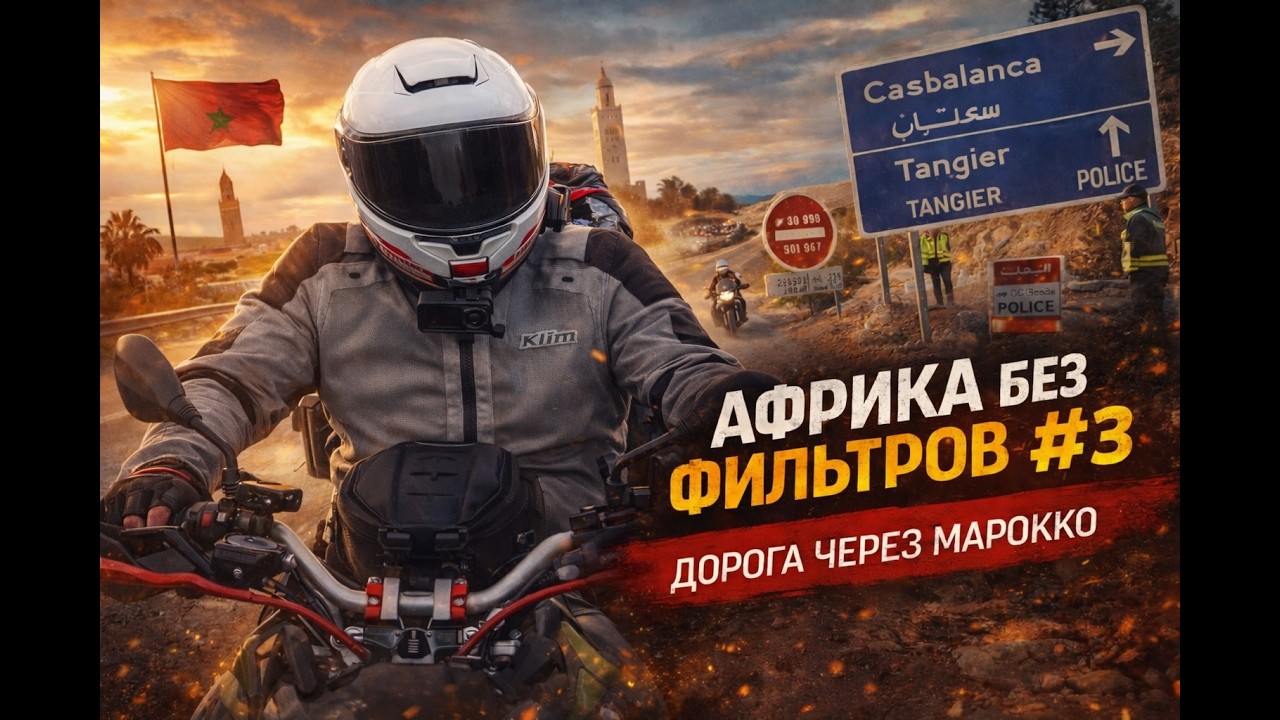 Африка без фильтров #3   Дорога через Марокко