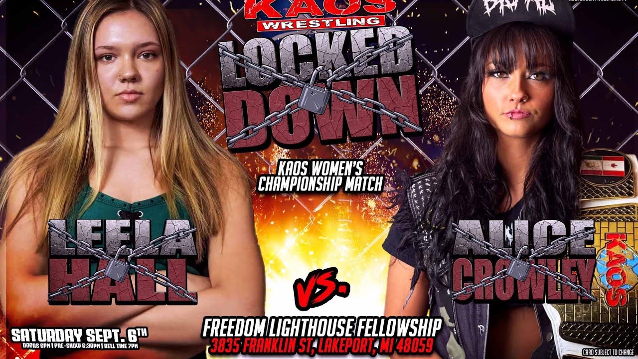 KAOS Womens Championship Leela Hall vs Alice Crowley 