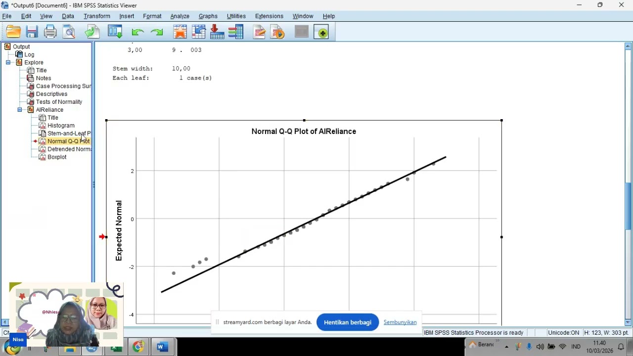 Belajar SPSS bagi pemula